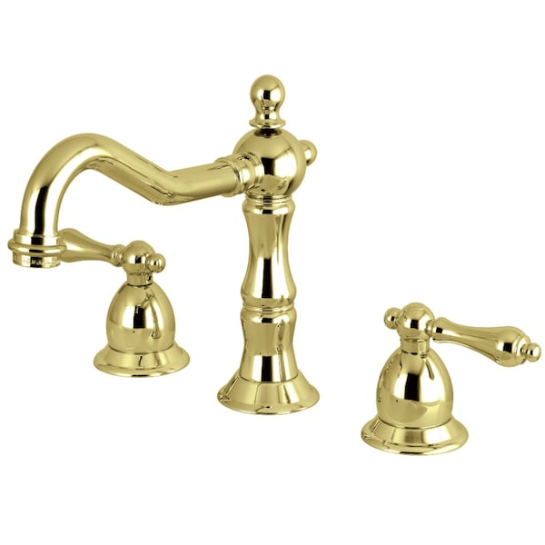 KS1972AL 8" Widespread Bathroom Faucet, Polished Brass